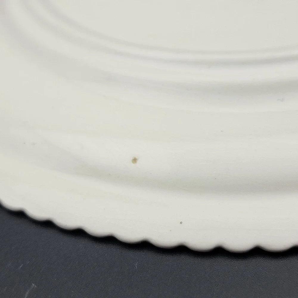 The Harker Pottery Company Plate 1840 22KT Gold Colonial Couple 10